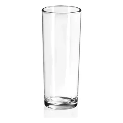 VASO DE VIDRIO TRANSPARENTE TUBO GRUESO H.B
